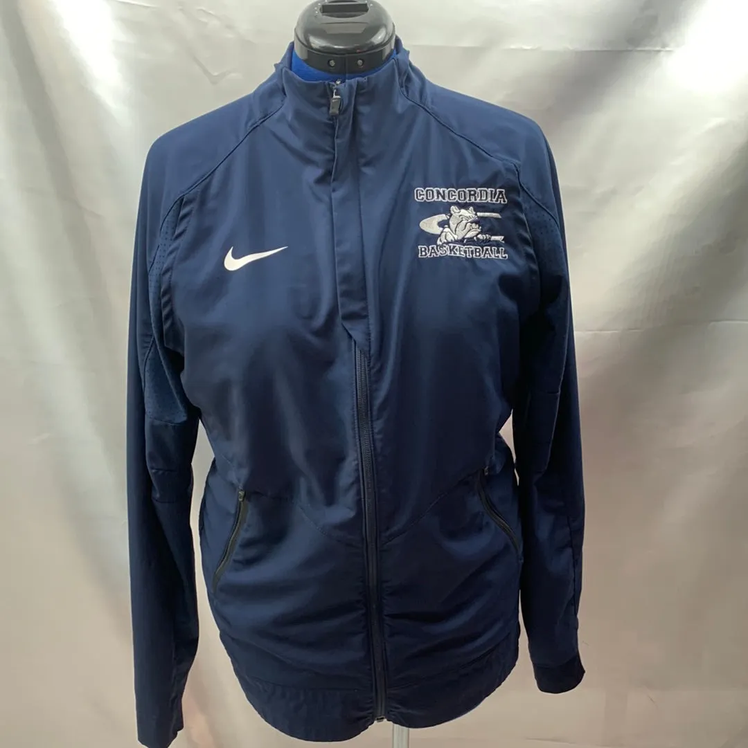 Nike Jacket Dark Blue Concordia Bulldogs Basketball Adult Medium Dri Fit