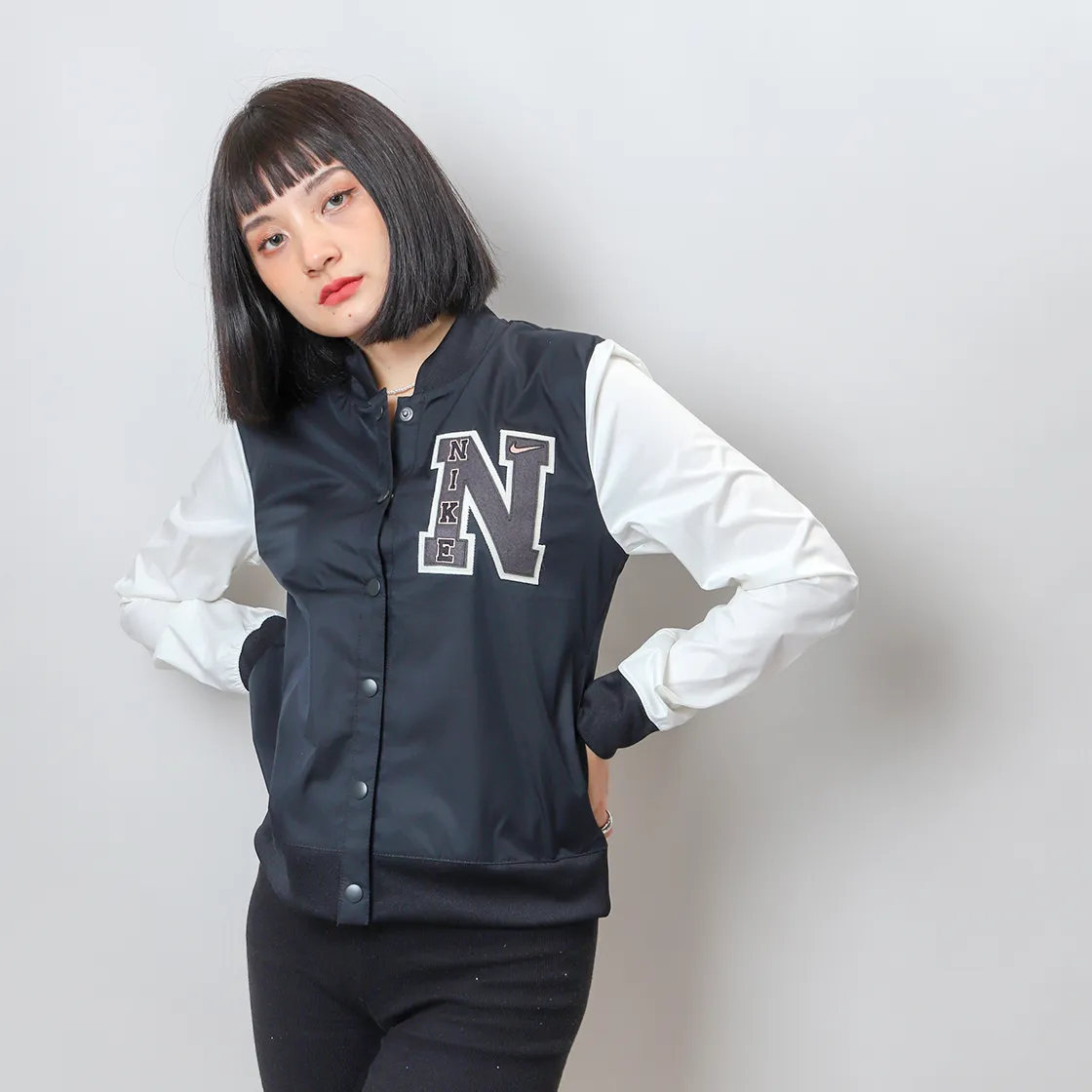 Nike NSW Varsity Jacket (Women's) [DZ4631-010]