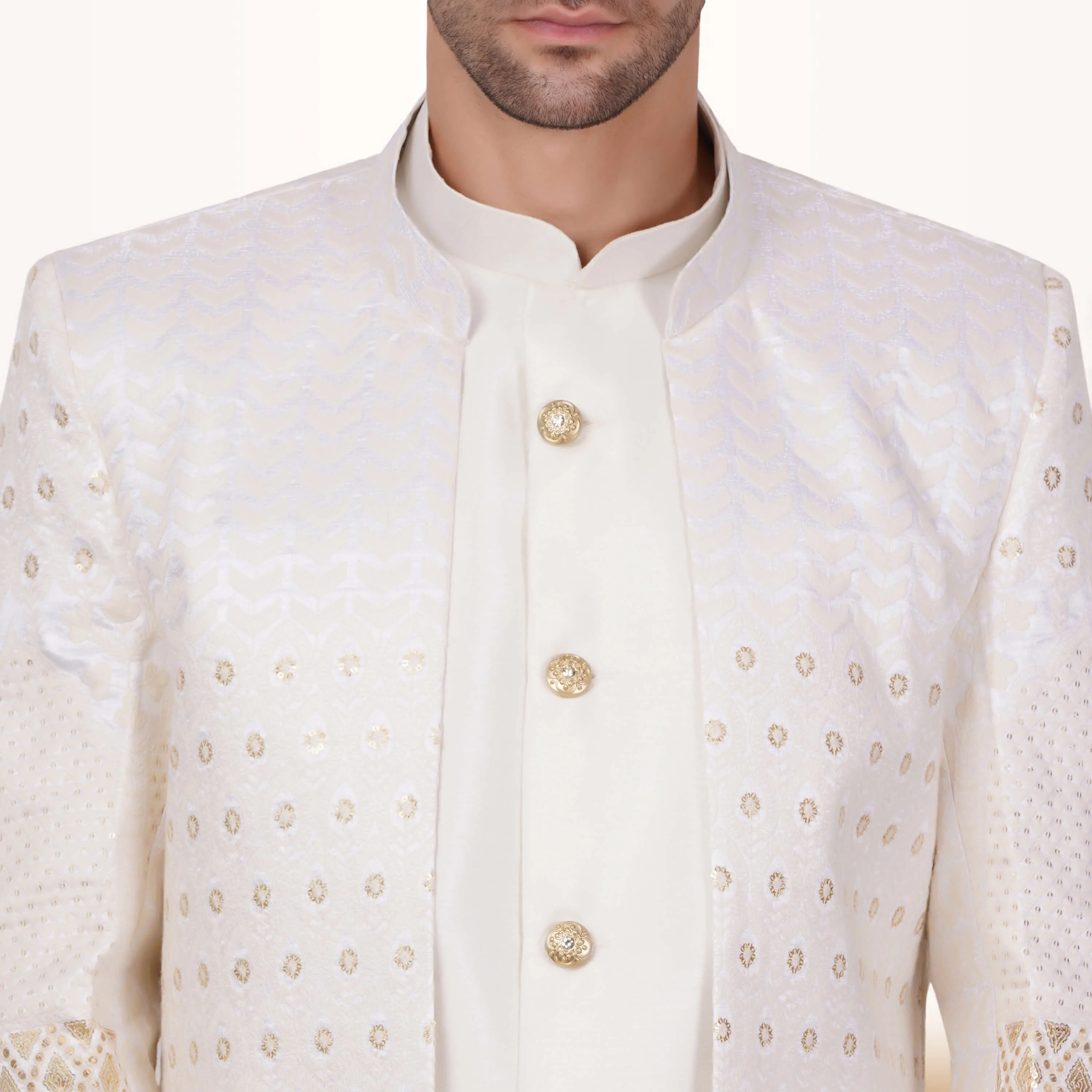 Open jacket Sherwani