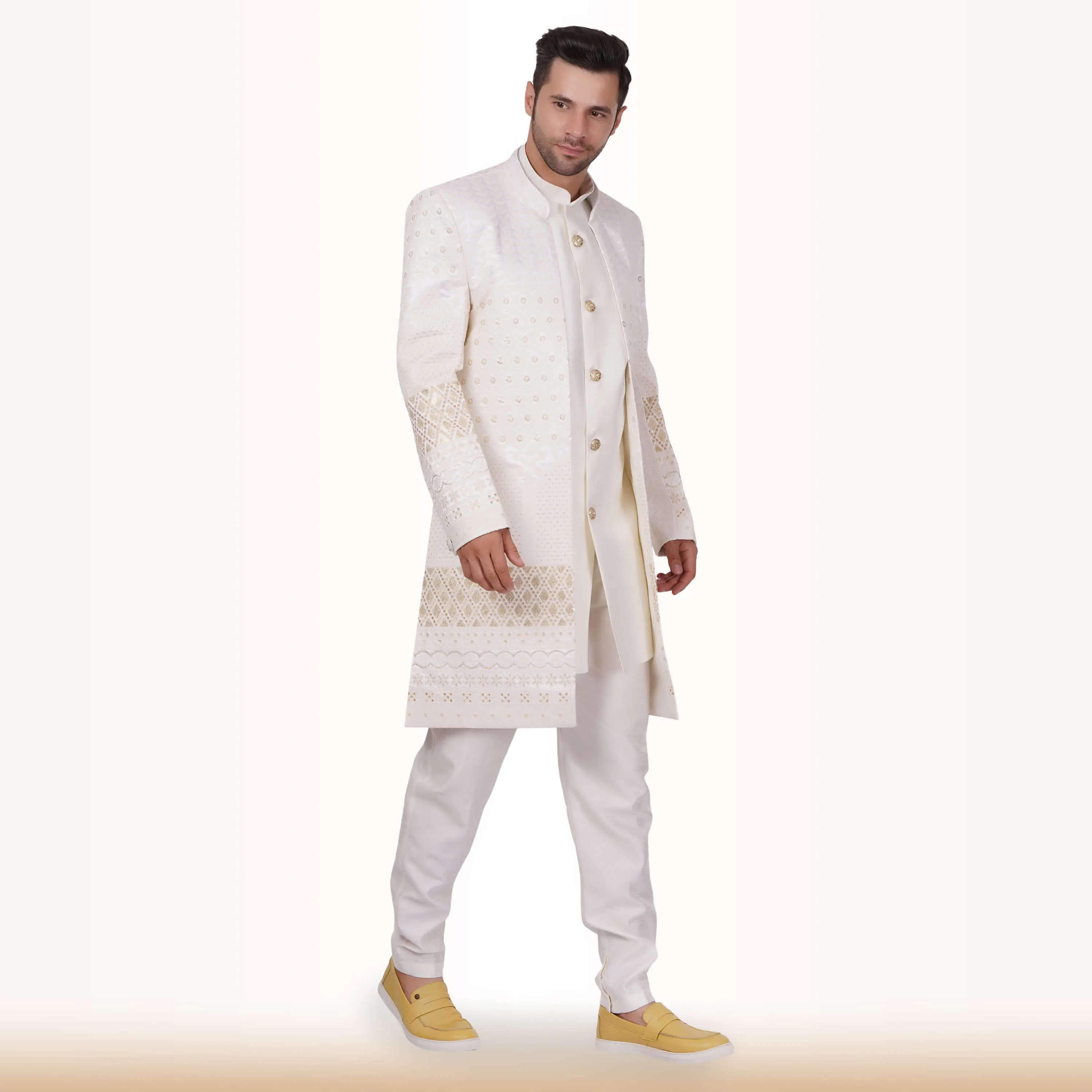 Open jacket Sherwani