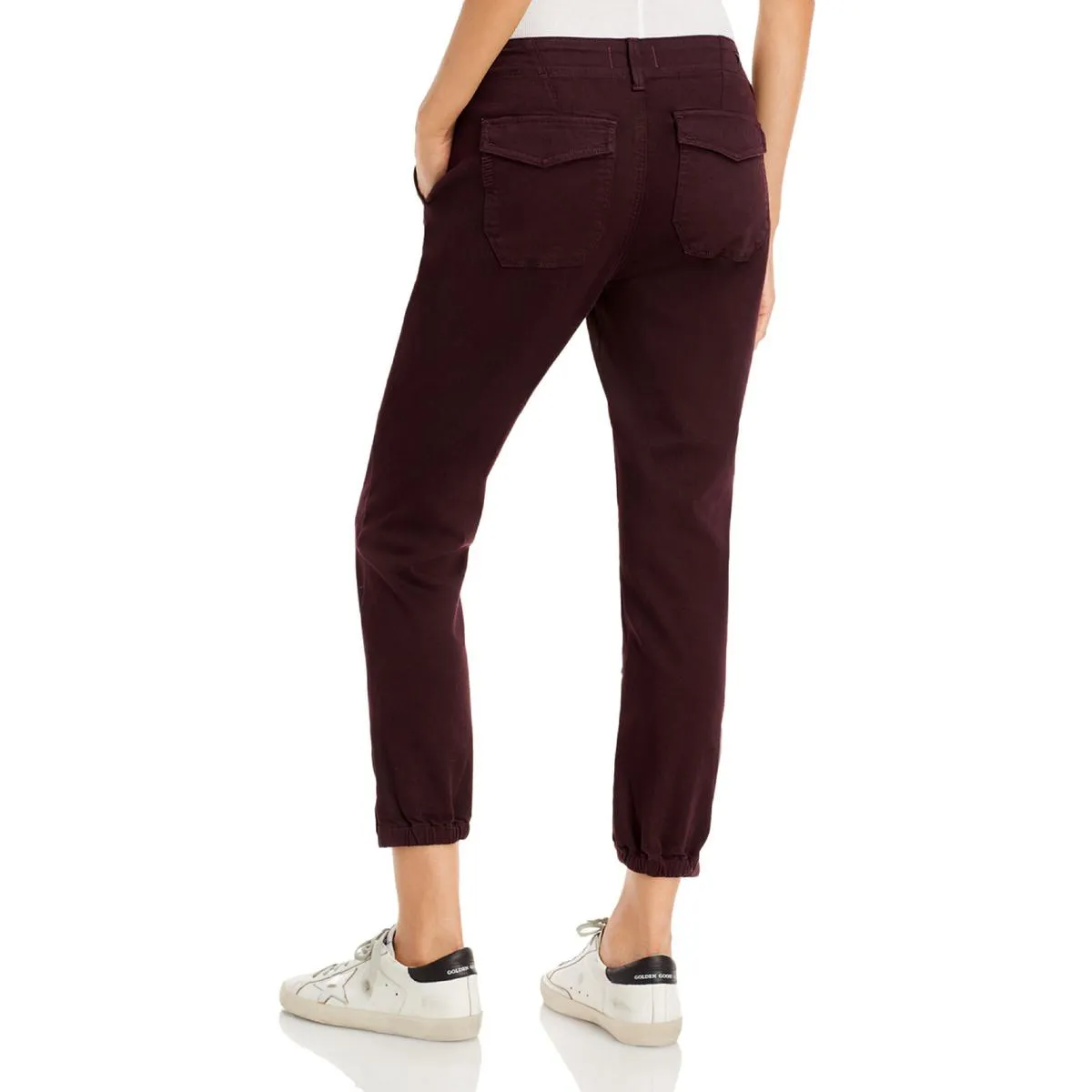 Paige Womens Mayslie Relaxed Fit Cropped Jogger Jeans