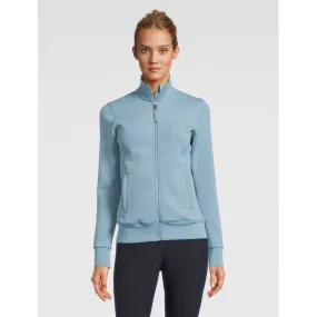 PS of Sweden Aqua Faith Zip-Up Sweater