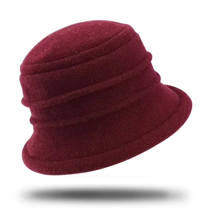 Pure Wool Winter Cloche-HW851