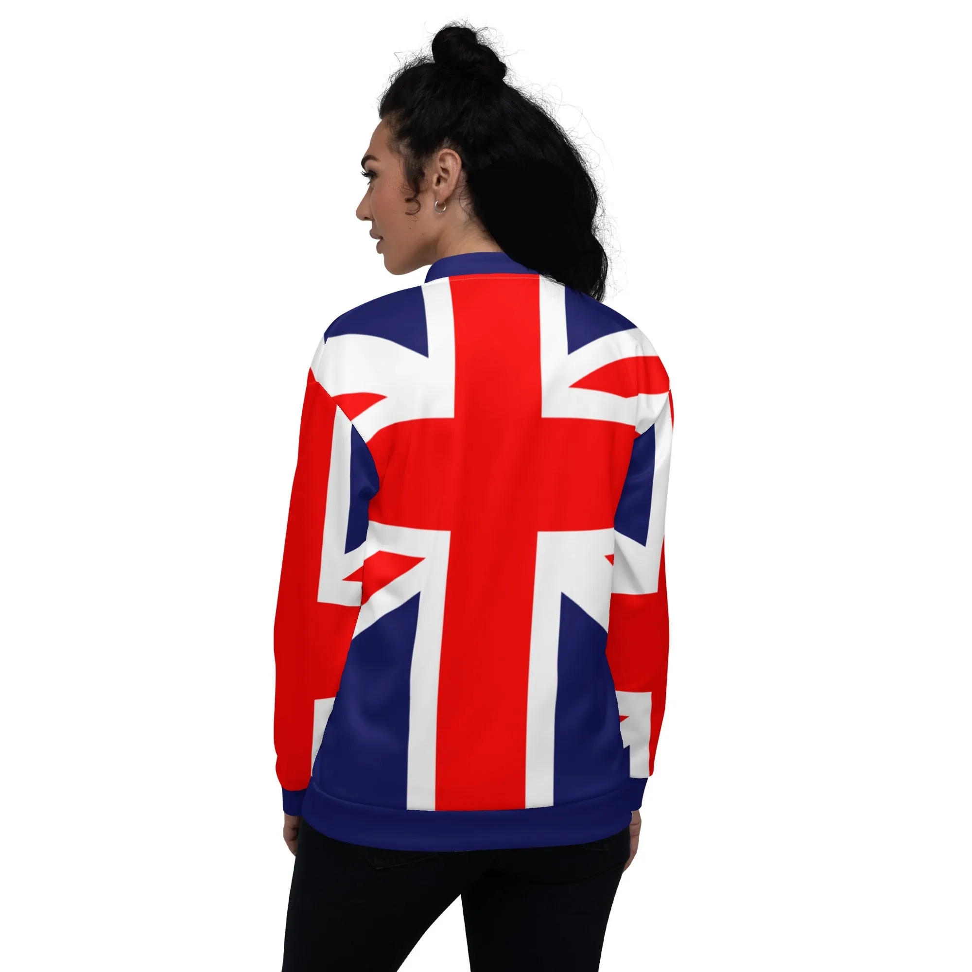 Red Bomber Jacket / Unisex Clothing / Union Jack Clothing