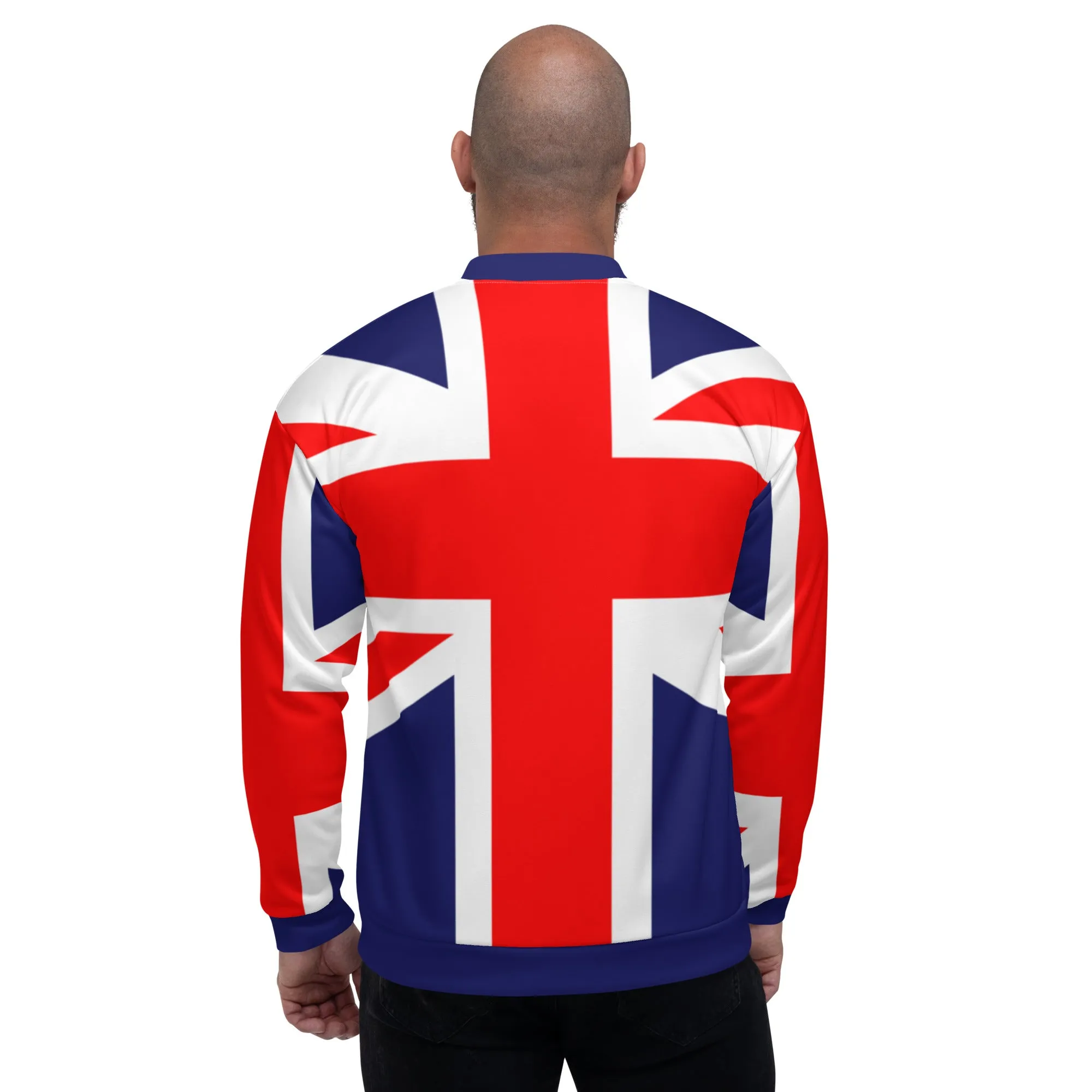 Red Bomber Jacket / Unisex Clothing / Union Jack Clothing