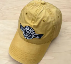 Sale Performance logo hat: vintage yellow