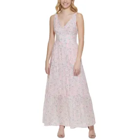 Tommy Hilfiger Womens Floral Long Maxi Dress