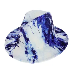 Trendy Abstract Patterned Panama Hat