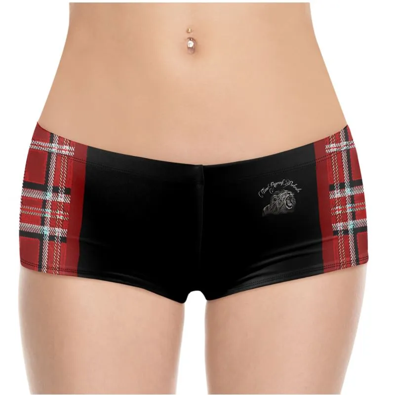 TRP Twisted Patterns 06: Digital Plaid 01-05A Designer Hot Pants