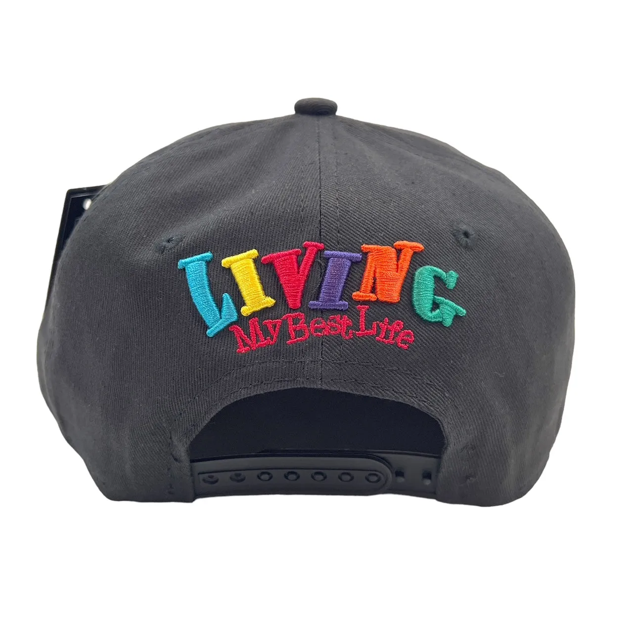 US Cotton Living My Best Life Snapback Hat (Black) / 2 for $15