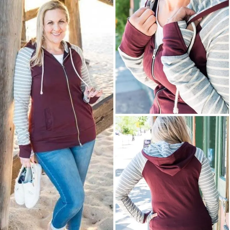 Varsity Full Zip Woman's Hoodie