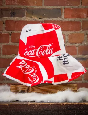 Vintage Coca Cola Floppy Bucket Hat 70s Small