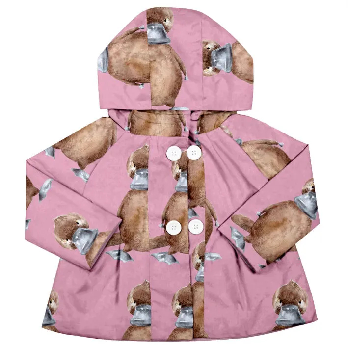 Vintage Pink Platypus Raincoat