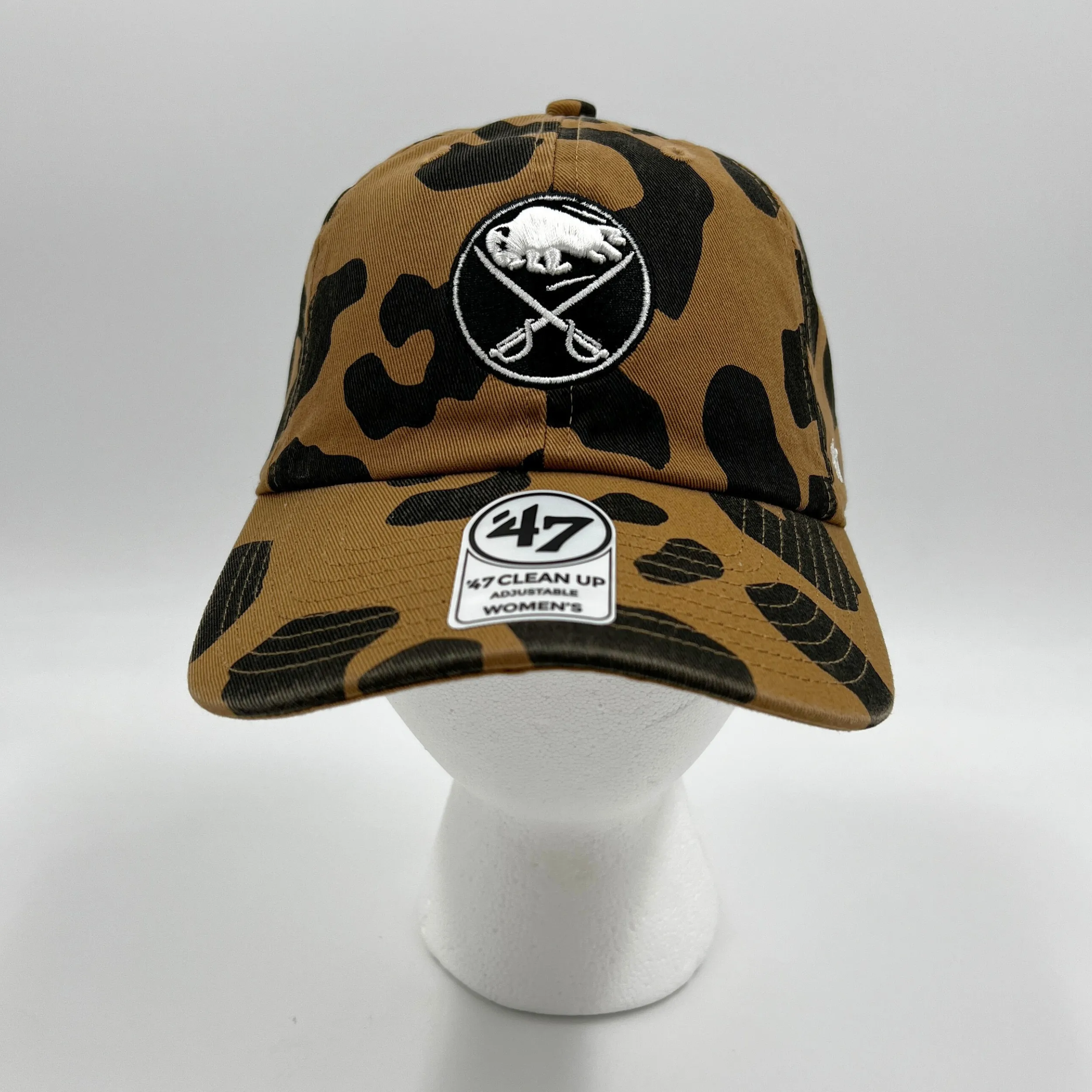 Women's '47 Brand Buffalo Sabres Black & Brown Camel Hat