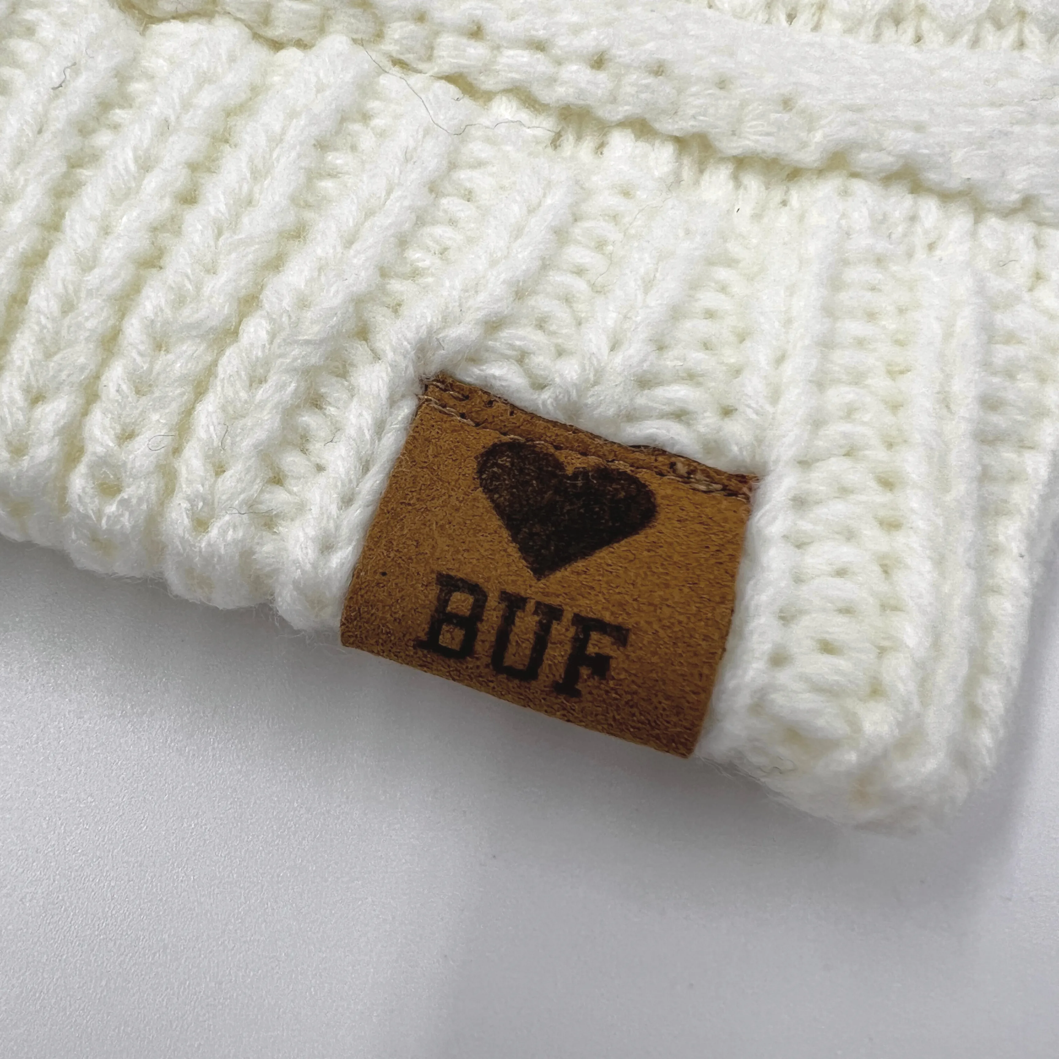 Women's Ivory Knit Winter Hat